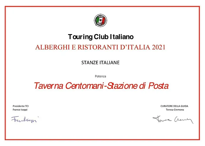 Alloggio per agriturismo Taverna Centomani